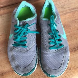 Nike free 7.0 shoes gray teal